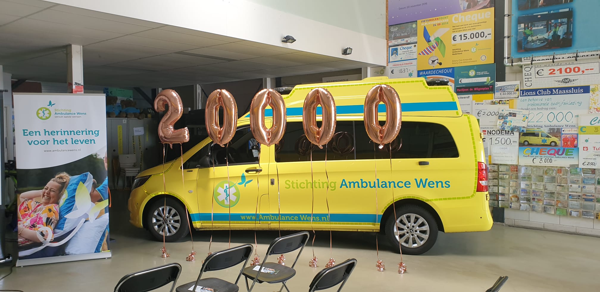 Stichting Ambulance Wens vervult 20.000e wens